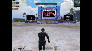 Dance Off Dance with your whole team on the PMGC stage in spawn island pubgmvip [upl. by Enidlarej]