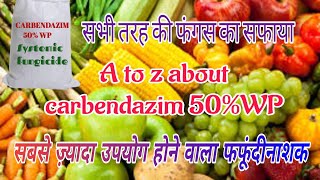 Carbendazim 50WP fungicide  कारबेंडाज़िम 50 डब्ल्यू पी फफूंदीनाशक  bagwanikibaat [upl. by Nnahoj]