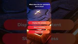 What does the tar command do in Linux quiz [upl. by Leryt]
