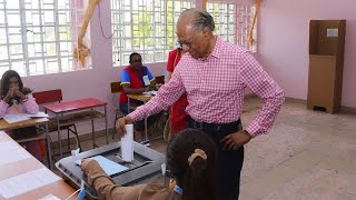 Mauritius awaits results of tense election [upl. by Aleuname]