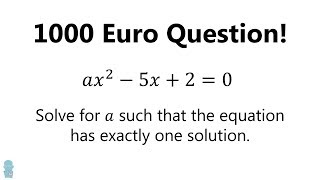 1000 Euro Question [upl. by Schalles]