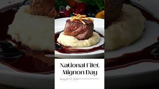 National Filet Mignon Day 🥩 [upl. by Cherey]