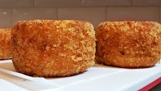 Crispy Potato Croquettes Recipe  How To Make Croquettes [upl. by Alenairam]