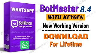 Botmaster 84 How To Use Detailed Video Bulk WhatsApp Marketing Software Source Code Rebrand 632 [upl. by Salina]