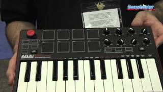 Akai MPK Mini mk2 USB Keyboard Controller Overview  Sweetwater at Winter NAMM 2014 [upl. by Nelle]