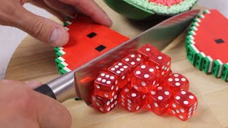 Stop Motion Cooking  Watermelon ice cream \ ASMR [upl. by Eon868]