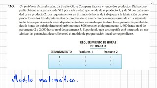 La Swelte Glove Company fabrica y vende dos productos Dicha compañía obtiene una SOLUCIONADO [upl. by Laurita]