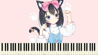 Learn To Meow 小潘潘  學貓叫  Học mèo kêu  Piano Tutorial [upl. by Ecnahs]