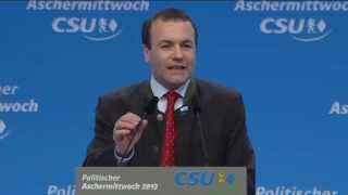 Politischer Aschermittwoch Rede von CSUNiederbayernVorsitzenden Weber [upl. by Kam]