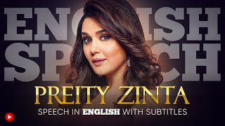 ENGLISH SPEECH  PREITY ZINTA Womens Safety English Subtitles [upl. by Osher]