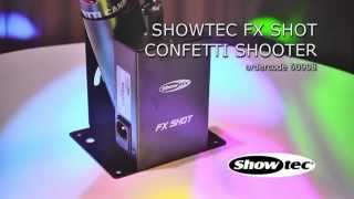 Showtec FX Shot Confetti ordercode 60908 [upl. by Eylloh]