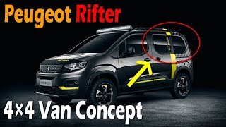 AWESOME 2019 Peugeot Rifter 4×4 Van Concept  Furious Cars [upl. by Gravante]