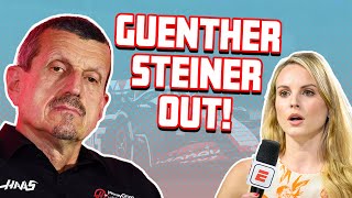 BREAKING Guenther Steiner amp Haas part ways for the 2024 F1 season  ESPN F1 [upl. by Evans]