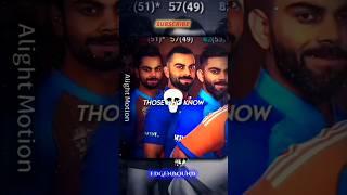 THOSE WHO KNOW☠️💟viratkohli t20 bordergavaskartrophy cricket shorts sports sg 🎯💎 [upl. by Avid]