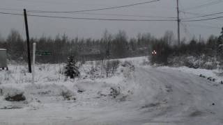 WHRC freight in snow 9 December 2008 [upl. by Nahsad]