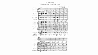 Dvořák quotCarnivalquot Overture Op 92 B 169 with Score [upl. by Issirk]