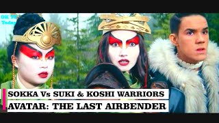 Sokka Vs Suki amp Kyoshi Warriors Fight Scene  AVATAR THE LAST AIRBENDER Netflix [upl. by Niarda]