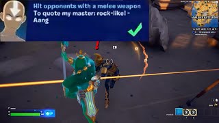 Hit opponents with a melee weapon Fortnite [upl. by Nmutua]