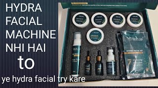 hydra facial machine nhi hai to ye hydra facial try kare । hydra facial kit review rich up hydra [upl. by Woodsum]