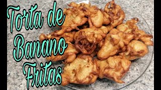 COMO HACER TORTAS DE BANANO FRITAS recetascolombianas recetas tortas recetas [upl. by Nihahs296]