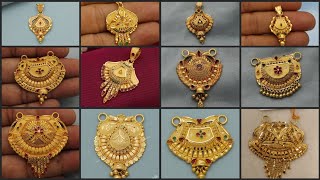 Beautiful Gold Pendant for Women  Gold Mangalsutra Pendant Design [upl. by Yelraf]