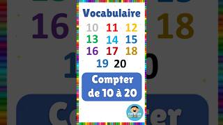 Vocabulaire  Compter de 10 à 20  Français eme vocabulaire français école [upl. by Walrath]