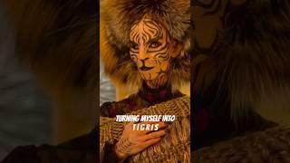 TIGRIS 🖤🐅 MAKEUP TUTORIAL thehungergames tigris creativemakeup character makeup [upl. by Alrahs36]