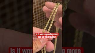 Should you spend the extra  for this jacoje linxresale ropechain gold [upl. by Oicatsana]