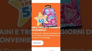 Offerta per cash back zaini da non lasciarsi scappare [upl. by Cini]