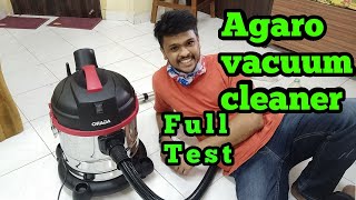 AGARO Ace Wet amp Dry Vacuum Cleaner demo in detail vacuum cleaner for home [upl. by Mojgan]