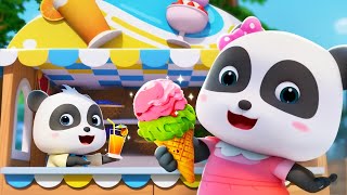 Juice and Ice Cream Song  Fruits Song Colors Song  Nursery Rhymes amp Kids Songs  BabyBus [upl. by Kayne]