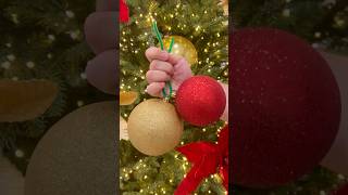 A simple way of adding ornaments to your Christmas tree 🎄diy decor christmas ornaments shorts [upl. by Tawnya]