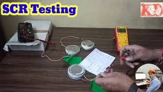 SCR PART 1 🤵HOW TO TESTING SCR IN HINDI 💡 THYRISTOR  PNP JUNCTION AND FIRING OF SCR 🙋 [upl. by Kennard]