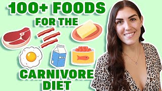 ULTIMATE Carnivore Diet Food List Best Foods for the Carnivore Diet [upl. by Crow]