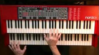 Smoke On The Water Deep Purple  Nord C1 Hammond B3 Organ Clone Clavia [upl. by Ahsinrev904]