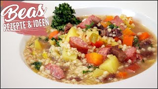 Graupensuppe Rezept  Lecker Hausmannskost  Eintopf kochen mit Rindfleisch [upl. by Artie]