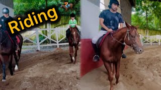 Horse 🐴 RIDING 🏇🏻comment now kisi ki achi lagi 🏇🏻subscribe viral viralvideos horseriding yt [upl. by Sholley]