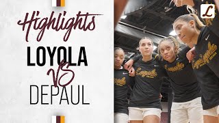 Loyola vs DePaul  Womens Basketball  Cinematic Highlights [upl. by January]