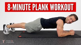 8 Minutes Of Planks For Rock Solid Abs  TOUGH Core Workout [upl. by Simon]