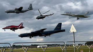 Compilation of RIAT 2024 arrivals [upl. by Ahsercel]