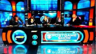 CBS Sunday Night Football Crew does quotThe Tebowquot PostGame Denver vs Pittsburgh [upl. by Suvart]