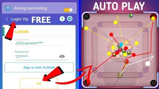 AIM CARROM KING 👑 USERNAME AND PASSWORD 🔑 FREE HACK BANGLA VIDEO 2024 [upl. by Yllatan]