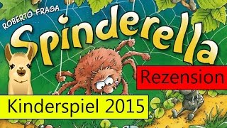 Spinderella  Kinderspiel des Jahres 2015  Anleitung amp Rezension  SpieLama [upl. by Ahsemot]