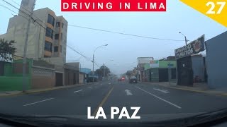 2018 Avenida La Paz hasta Maranguita  Jr Salaverry Magdalena → San Miguel  Driving Lima Ep 27 [upl. by Ennobe]