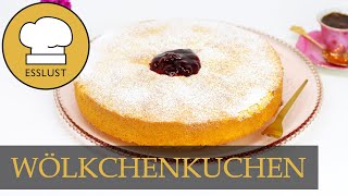 Fluffiger WÖLKCHENKUCHEN  köstlich und geht ruck zuck [upl. by Eirek]