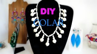 DIY  MAXI COLAR PÉROLAS [upl. by Manas]