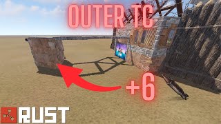 How to Build an Easy Outer Gate and TC w Bedroom  Rust 2023 [upl. by Shayne]