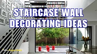 Staircase Wall Decorating Ideas Transforming Your Stairwell into a Stylish Showcase [upl. by Lewse429]