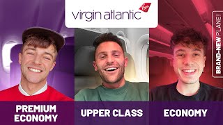 VIRGIN ATLANTIC A330900neo FIRST EVER FLIGHT  Comparing Business Class Premium and Economy [upl. by Trini]