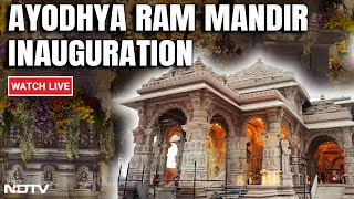 Ayodhya Ram Mandir Inauguration LIVE  Mega Ram Temple Inauguration Today History At Ayodhya [upl. by Yr]